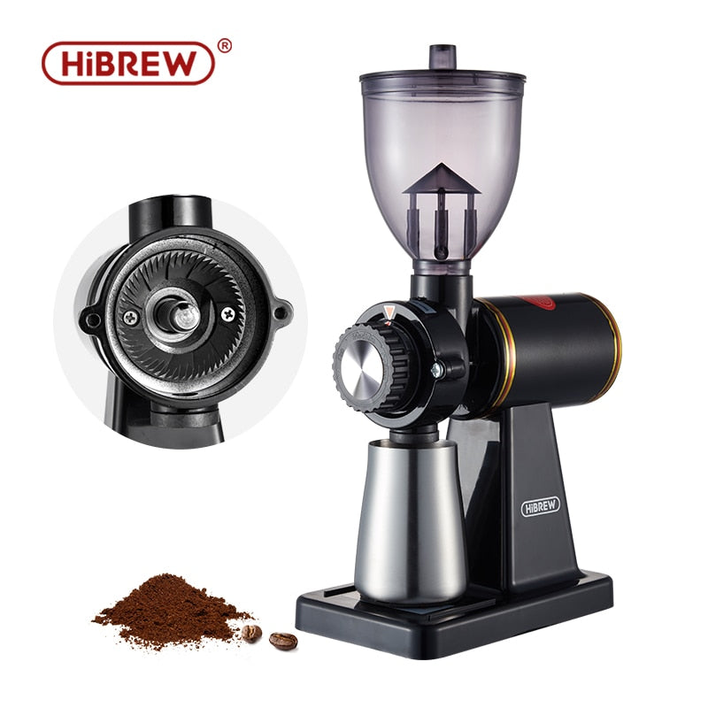 60mm Alloy Titanium Flat Burr 150G Air Beating Hopper Electric Coffee –  Boss Brew Coffee