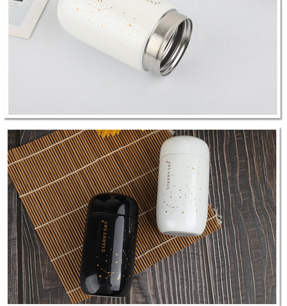 Starry Sky Mini Thermos: Perfect Temperature On-The-Go!