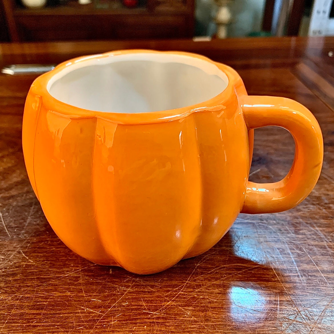 Jack-O-Lantern Pumpkin Coffee Mug – Fun Halloween Ceramic Mug for Fall Drinks & Spooky Season