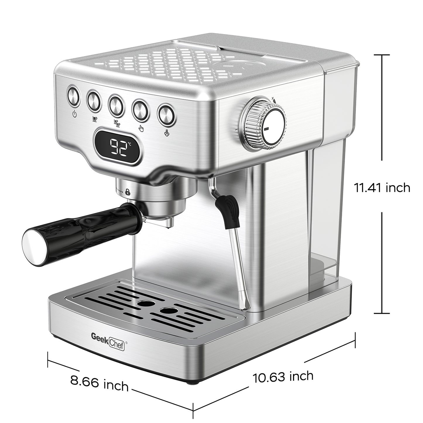 20 bar Geek Chef Espresso Machine