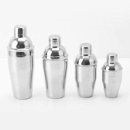 4 Stainless Steel Cocktail Shakers, all in different sizes