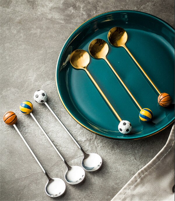 Golden Stainless Steel Sports Spoons