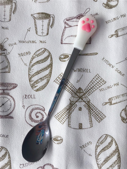 Get Cozy with our Cute Animal Paw Spoon - Perfect for Coffee and Tea