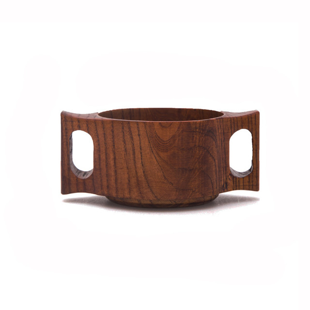 Unique Japanese Style Wooden Bowl - Perfect for Serving Food and Drinks