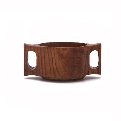 Unique Japanese Style Wooden Bowl - Perfect for Serving Food and Drinks