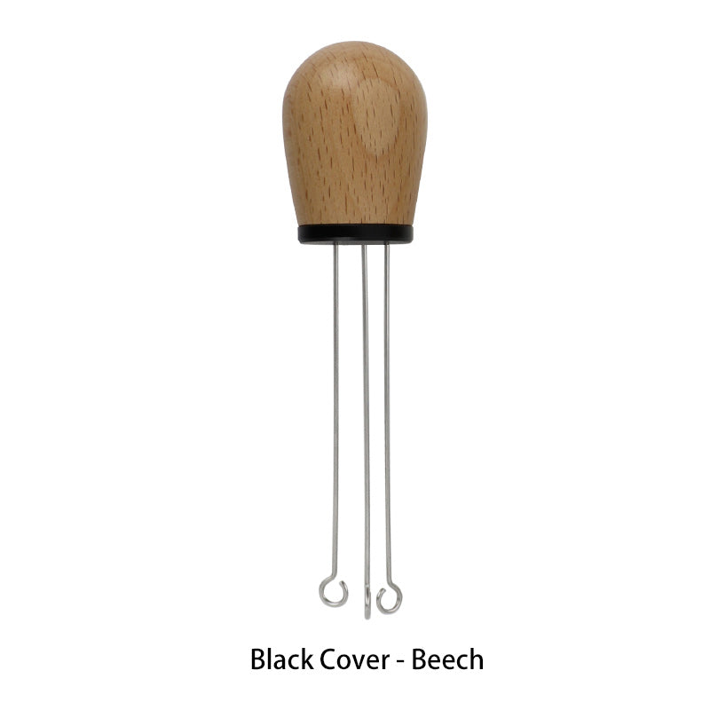 Black Beech Wooden Handle Espresso Distribution Tool