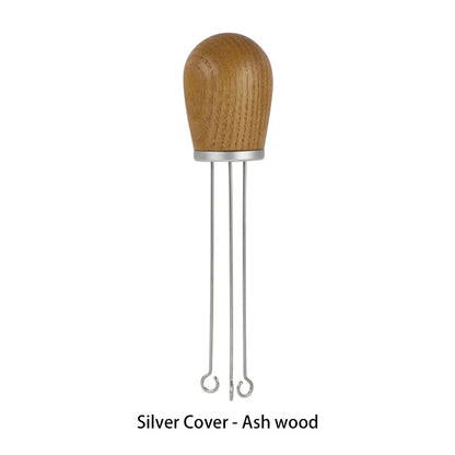 Silver Ash Wooden Handle Espresso Distribution Tool