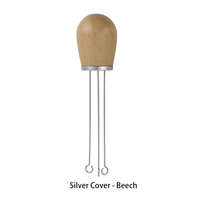 Silver Beech Wooden Handle Espresso Distribution Tool