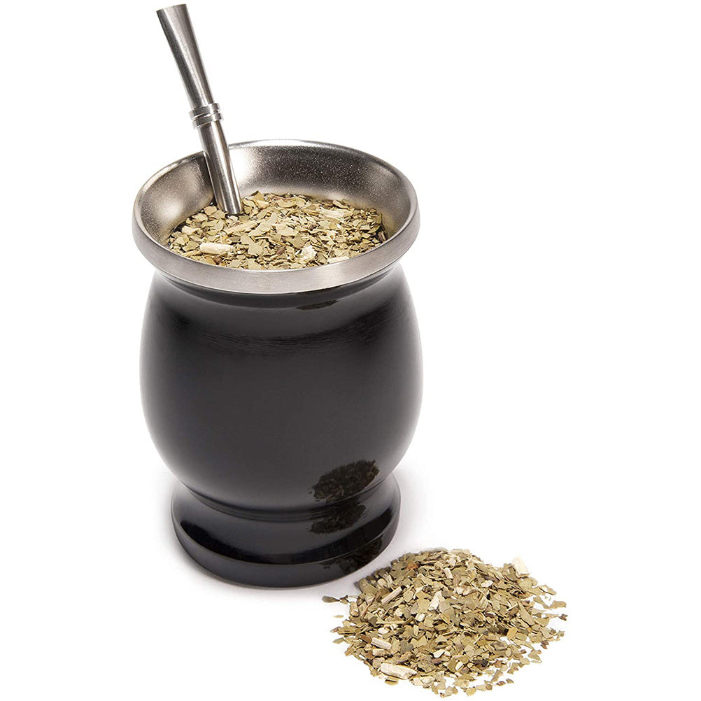 Classic Stainless Steel Mate Cup and Straw 