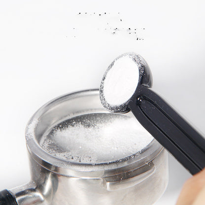 2-In-1 Coffee Machine Brush With Spoon To Dispense Espresso Machine Cleaner dispensing espresso machine cleaning powder