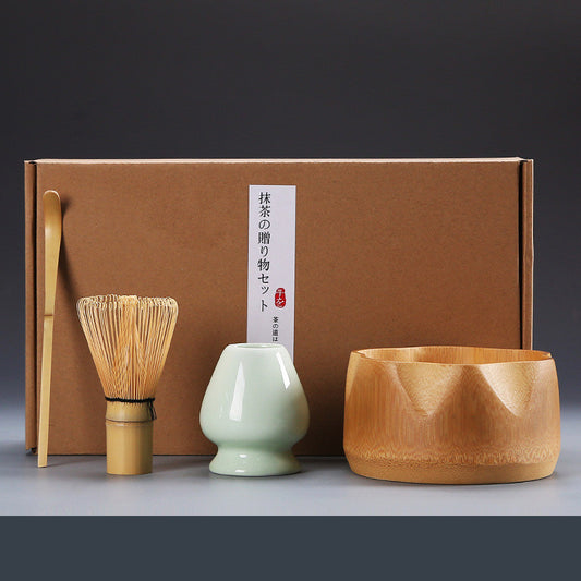 Exquisite 4 Piece Set Matcha Tea Sets in 5 Stunning Styles