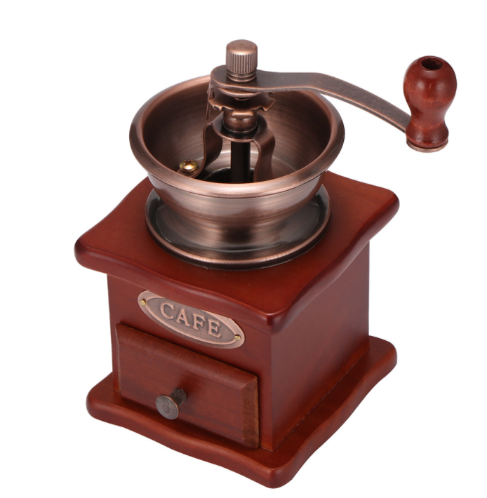 Vintage Style Wooden Manual Coffee Grinder