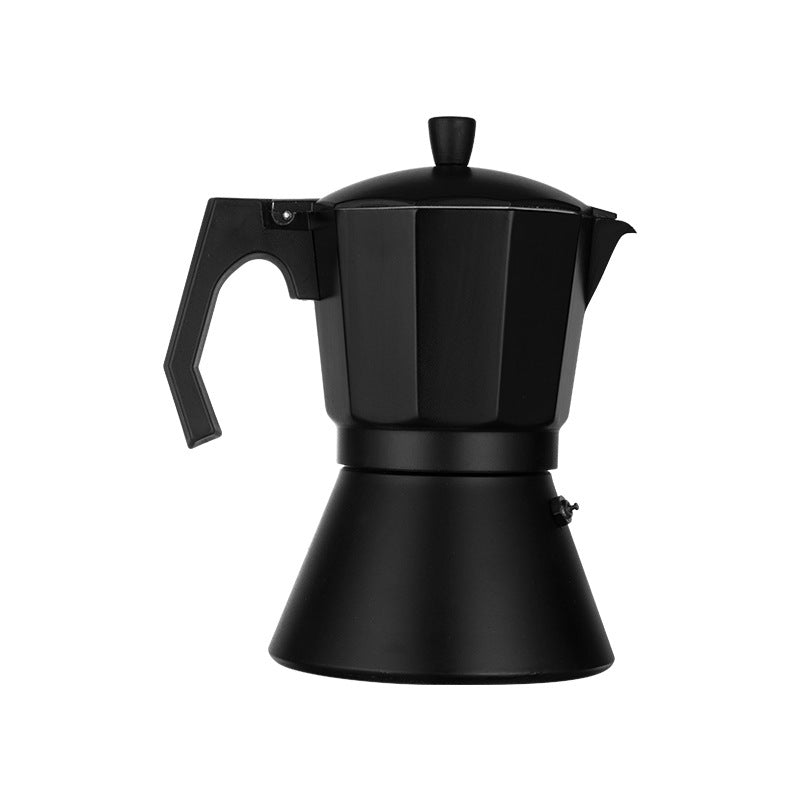 Black Aluminum Moka Pot 