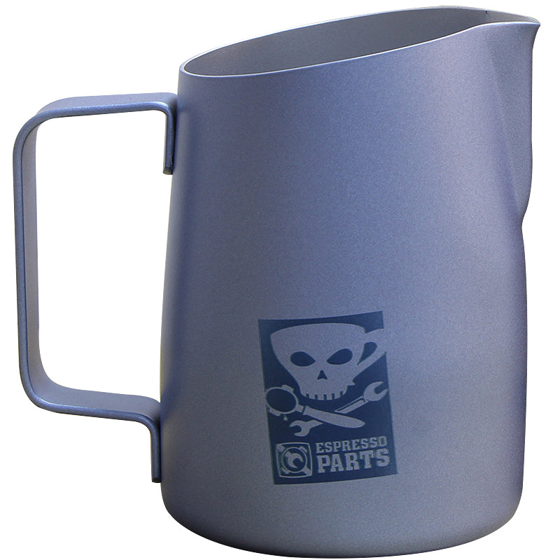 Stylish Barista Milk Pitcher with Cool Skull Design by Espresso Parts 