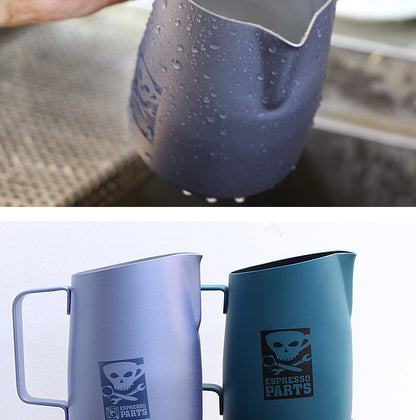 3 Barista Milk Pitchers with Cool Skull Design by Espresso Parts 