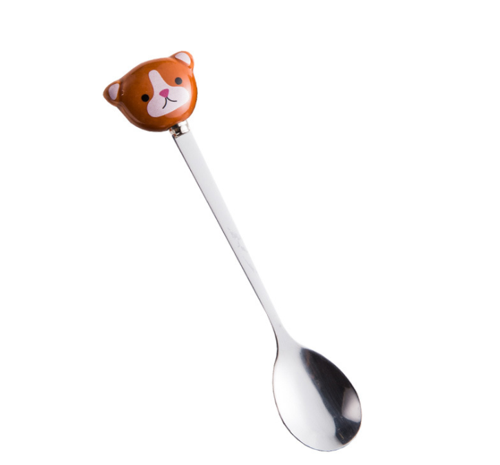 Cute Cat Cartoon Animal Spoon