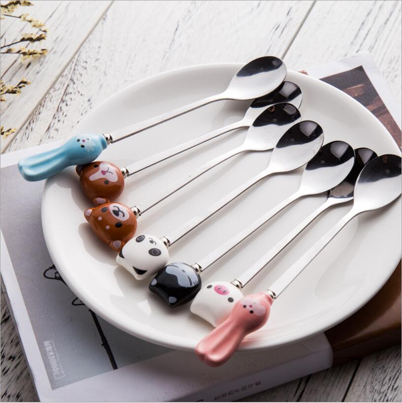 Cute Cartoon Animal Spoon - A Playful Addition to Your Kitchen