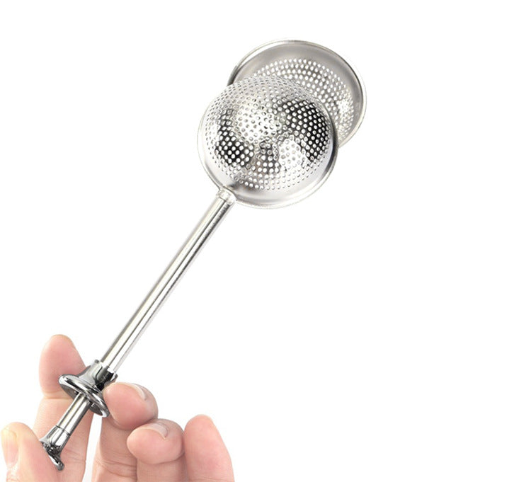 Portable Stainless Steel Mesh Tea Strainer