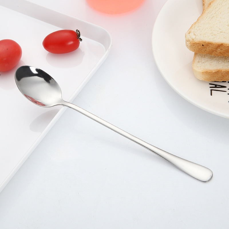 Stainless Steel Dessert and Table Spoon in Silver in Style A (Bigger Spoon Shape)