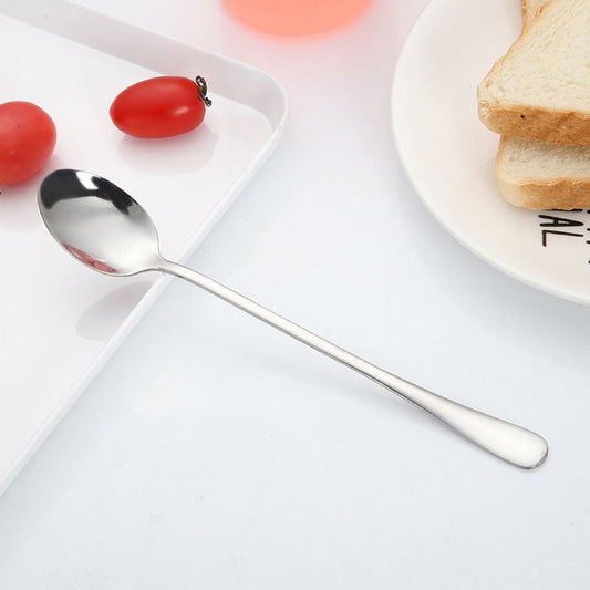 Stainless Steel Dessert and Table Spoon in Silver in Style A (Bigger Spoon Shape)