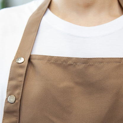 High-Quality Cotton Barista Apron in beige