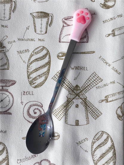 Get Cozy with our Cute Animal Paw Spoon - Perfect for Coffee and Tea