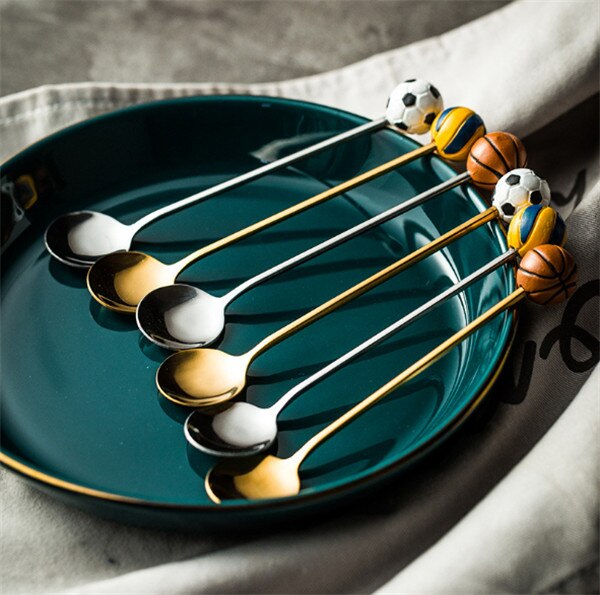 Golden Stainless Steel Sports Spoons