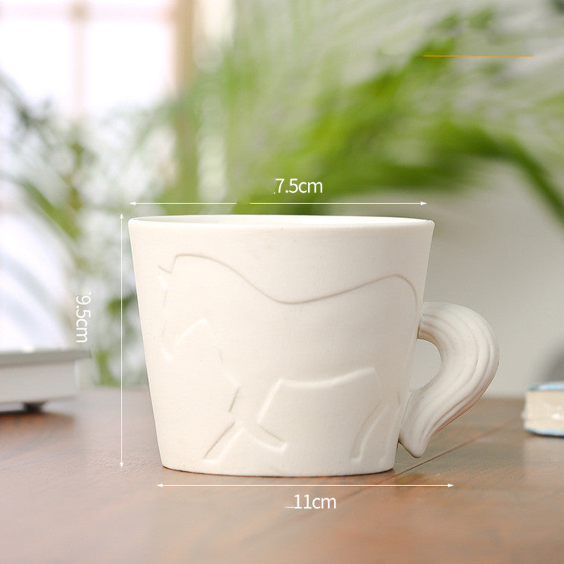 Adorable Ceramic Horse Mug