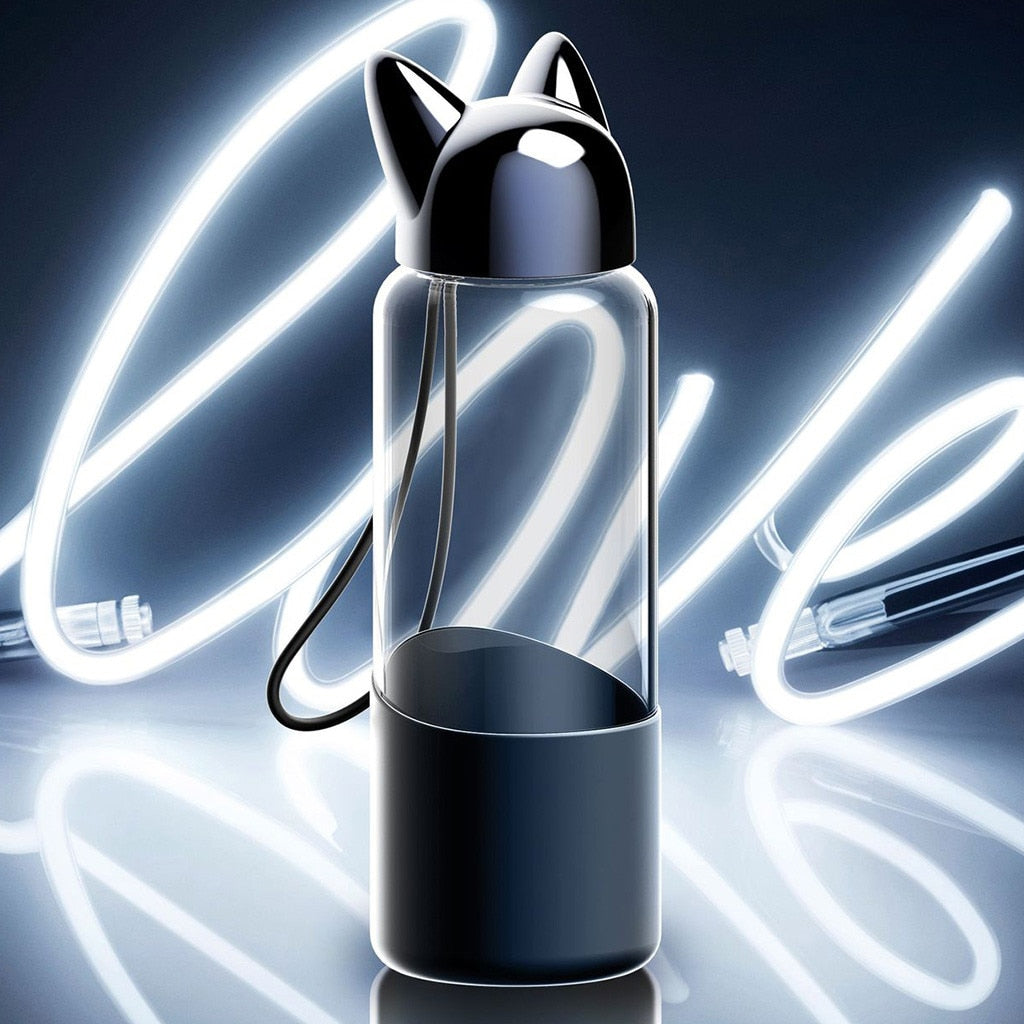 Here Kitty Kat Water Bottle: Stylish & Fun