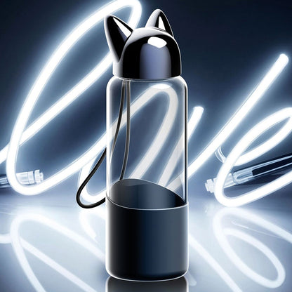 Here Kitty Kat Water Bottle: Stylish & Fun