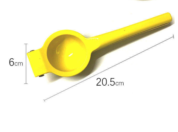 Vibrant Yellow Lemon Manual Citrus Squeezer