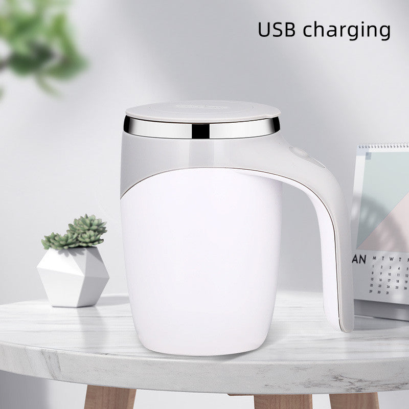 Dynamic Self-Stirring Mug: USB Rechargeable | Enjoy Effortless Mixing