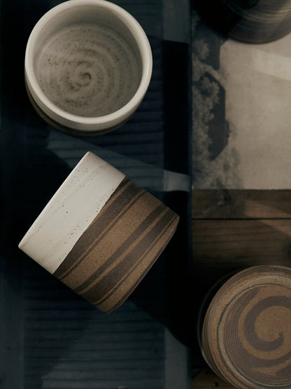 Two-Toned Modern Japanese Style Tea Cup