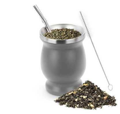 Classic Stainless Steel Mate Cup and Straw 