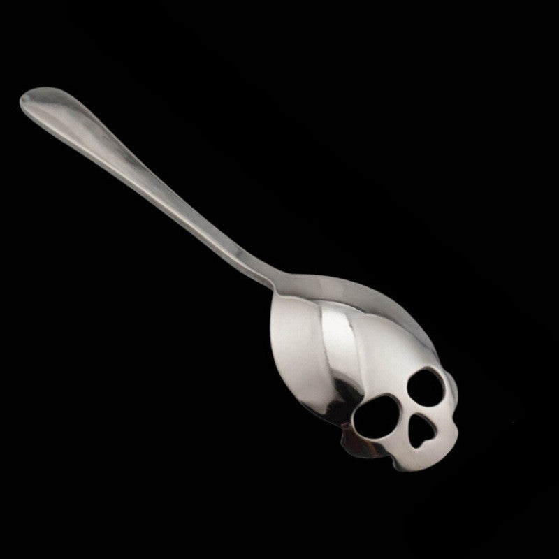 Stainless Steel Spooky Skull Spoon