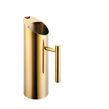 Medium Stainless Steel Water Pitcher in Gold