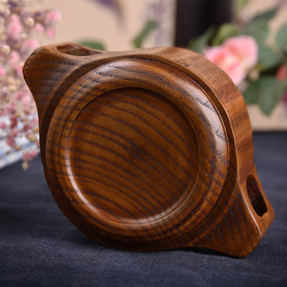 Unique Japanese Style Wooden Bowl - Perfect for Serving Food and Drinks